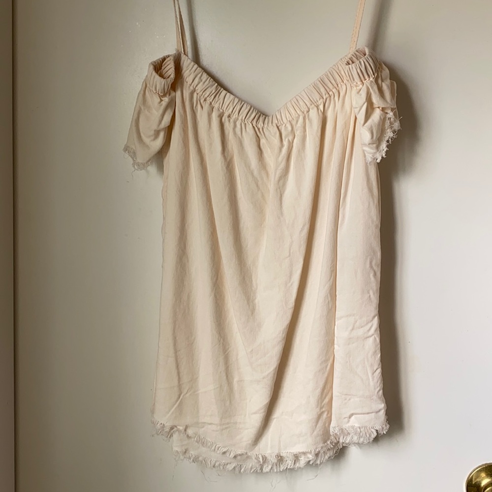 Bella Dahl Raw Edge Off Shoulder Top